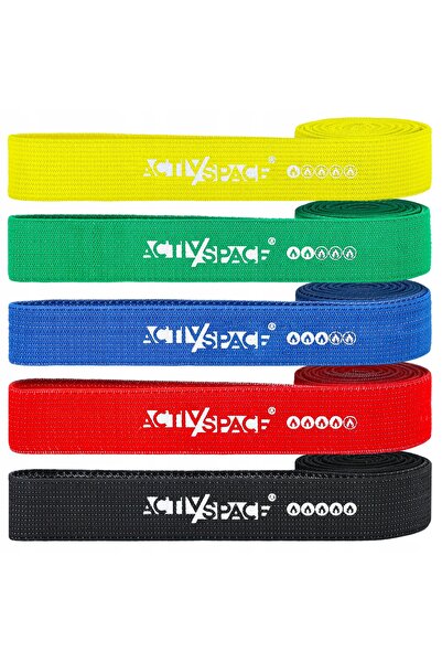 NO BRAND SET DE 5 BENZI DE EXERCIȚII POWER BAND – BENZI REZISTENTE DE FITNESS...