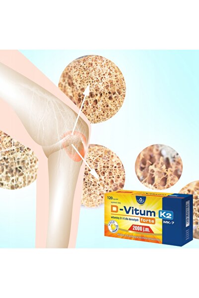 NO BRAND OLEOFARM D-Vitum K2 Forte 2000 Complex de vitamine j.m (120 capsule) x3