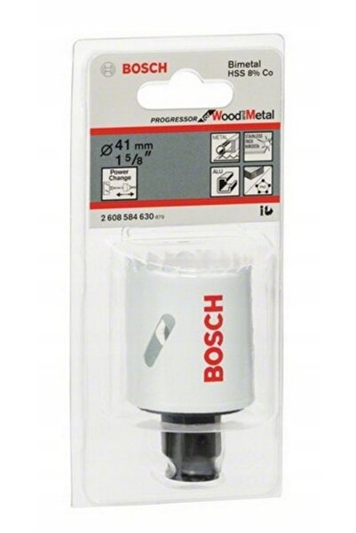 Bosch otwornica progressor metal lemn PCV 41 mm