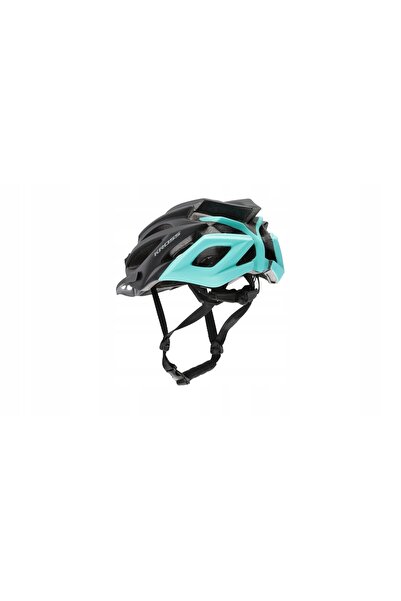 NO BRAND KROSS Vincitore Cască de bicicletă MTB negru-turcoaz (mărimea L)