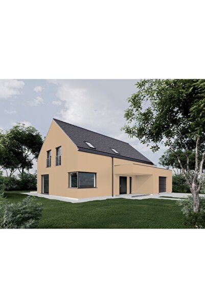 NO BRAND GRUNT POD Vopsea pentru exterior siliconică, culoare bej F445, 10L, ...