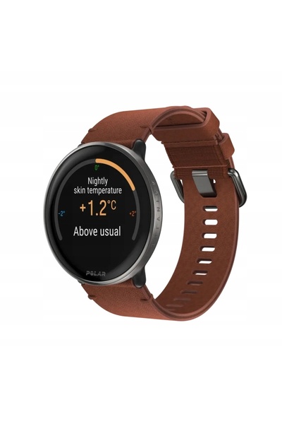 POLAR Ignite 3 Titan bronz piele M/L