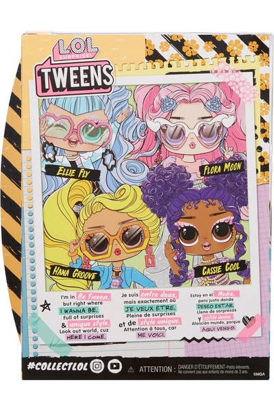 L.O.L. SURPRISE ! Păpușă pentru copii Tweens Hana Groove LALECZKA + Accesorii