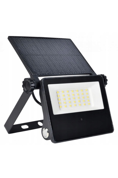 LUMAX Proiector solar LED cu halogen 15W 1800lm IP54 cu senzor de mișcare LGS...