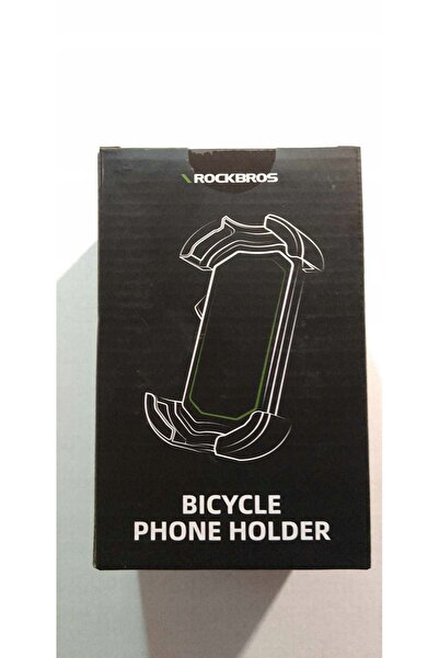 ROCKBROS Suport telefon pentru bicicletă, pentru ghidon - Negru