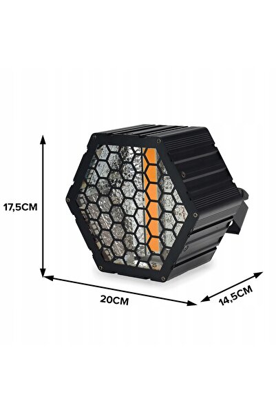 NO BRAND Reflector de scenă retro COB LED 72x SMD RGB DMX