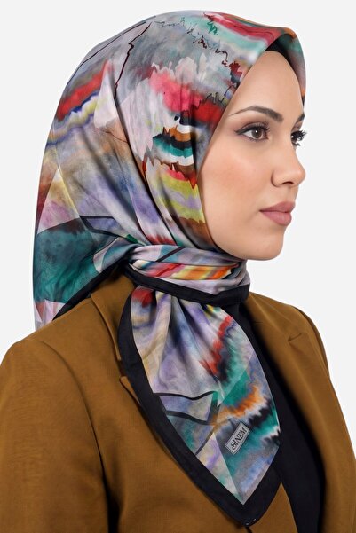 hadiora Women's Multi-Colored Abstract Pattern Edge-Stitched Cotton Writing P...