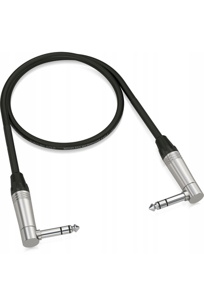 NO BRAND Behringer GIC-60 4SR – cablu patch cu mufe TRS unghiulare de 0.6m