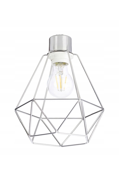 NO BRAND LAMPA candelabru de tavan mobil stil loft cu cablu cromat cu aspect ...