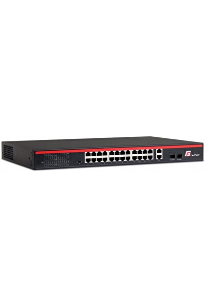 NO BRAND SWITCH POE GETFORT 24xPOE + 2GE + 2 SFP 250W