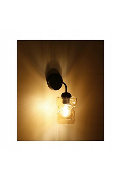 NO BRAND Aplică de perete Candellux Lighting neagră E27 60 W