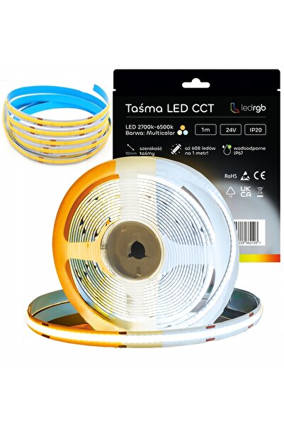 NO BRAND Controler de intensitate pentru benzi LED COB, CCT, telecomandă radi...
