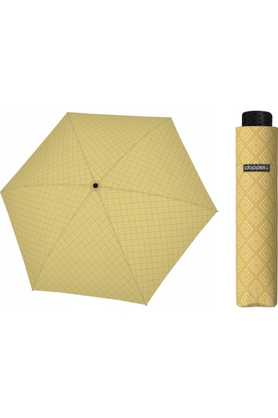 NO BRAND Umbrelă manuală Doppler Fiber Havanna Calm Yellow