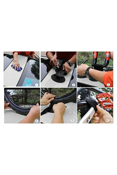 ROCKBROS Suport de bagaje pentru bicicletă cu ventuză pentru plafon xp1001bk