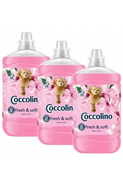 Coccolino Balsam de rufe Fresh&Soft Silk Lily 1,7L 68 spălări x3
