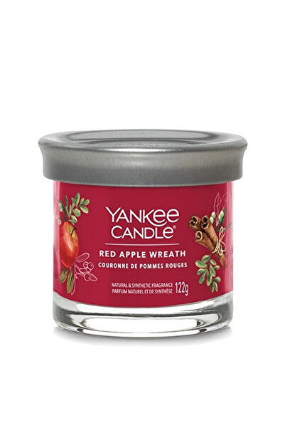 Yankee Candle Κόκκινο Μήλο Στεφάνι Ποτήρι Signature, μικρό, 122 γρ.
