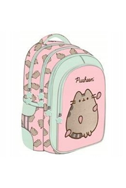 NO BRAND Rucsac cu 4 compartimente Pusheen roz