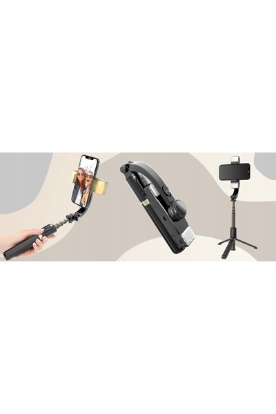 NO BRAND GIMBAL PLIABIL, BĂTĂ DE SELFIE, STABILIZATOR DE IMAGINE PENTRU TELEF...