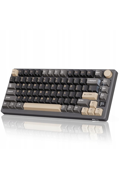 RK ROYAL KLUDGE TASTATURĂ MECANICĂ RK M75 80% 75% fără fir 2,4 GHz, cu funcți...