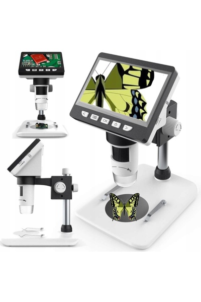 GAT MICROSCOP DIGITAL 1080P MĂRIMENT ȘTIINȚIFIC SUPORT REGLABIL LUPA