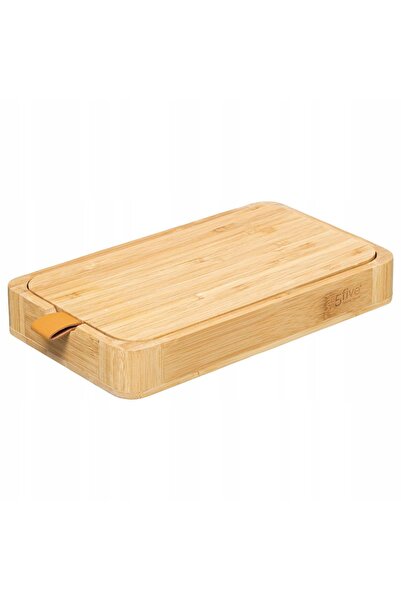Atmosphera CUTIUȚĂ DIN BAMBUS PENTRU BIJUTERII cu oglindă, 24x14 cm