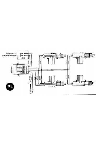 NO BRAND Controler actuator închidere centralizată BLOW 12V cu telecomenzi și...