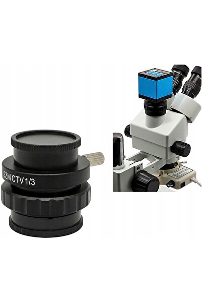 Reball ADAPTOR C-MOUNT SZ CTV 1/3 PENTRU CONECTAREA CAMEREI LA MICROSCOPUL OP...