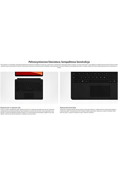 MICROSOFT Tastatură QWERTY US originală 1905 pentru Surface Pro X / 8 / 9