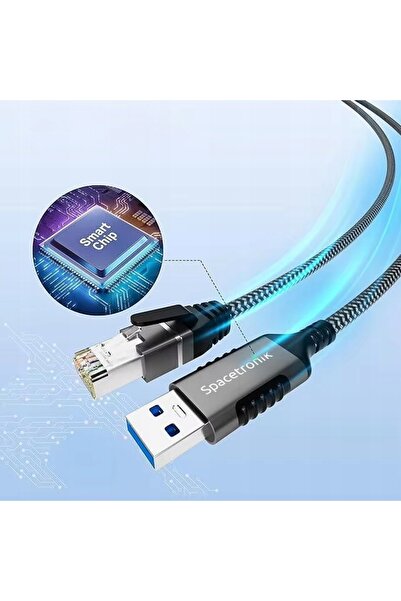 Spacetronik Cablu consolă, Depanare, Rețea, Configurare hardware, USB-A, RJ45...