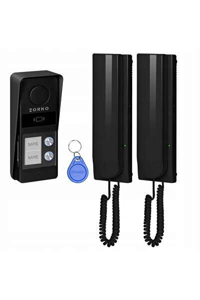 Orno Cititor de brelocuri RFID ATIN cu fir, cu 2 fire, pentru domofon, negru