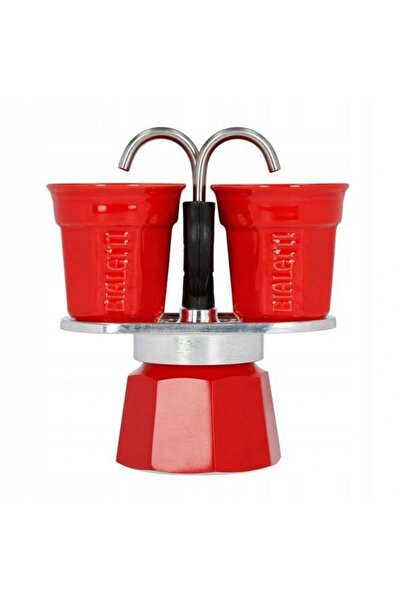 Bialetti Cafetieră Mini Express 2țz Roșu 2 căni