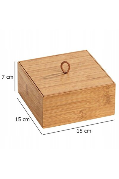 Wenko Cutie din bambus cu capac 15x15