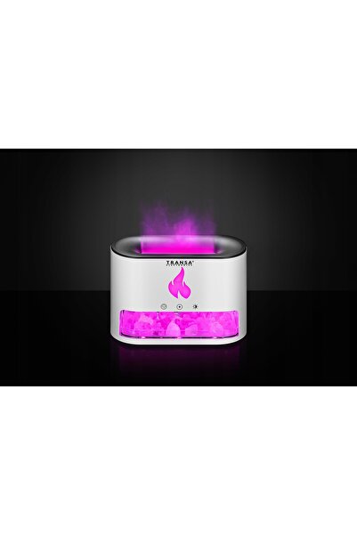 NO BRAND Difuzor de aromă cu LED tip flacără pentru aromaterapie, cu sare de ...