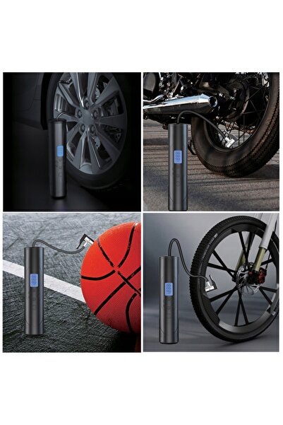 NO BRAND Compresor portabil fără fir pentru biciclete și mașini, cu funcție d...