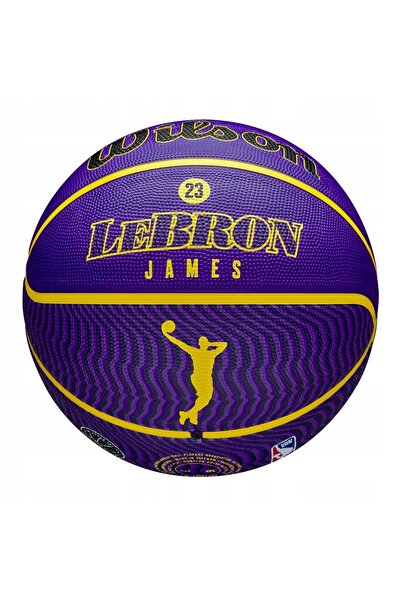 Wilson NBA Lebron James # 23 Los Angeles Lakers BASKETBALL 7