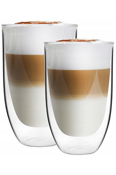 NO BRAND Vialli Design Pahare de cafea și ceai 350 ml 2 bucăți