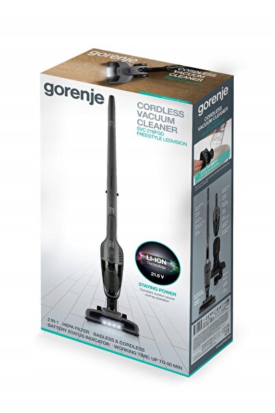 Gorenje SVC216FGD aspirator vertical argintiu/gri
