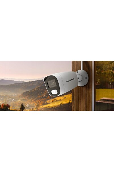 NO BRAND Cameră IP Easycam 8MP PoE H.265+ Impermeabilă IP67 cu Detecție AI