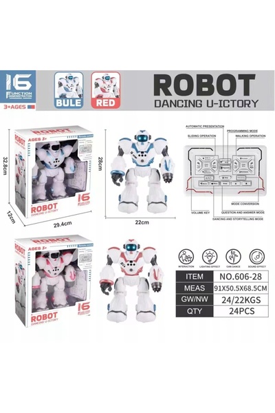 Ramiz U-ictory ROBOT INTERACTIV pentru copii, JUCĂRIE CU TELECOMANDĂ + funcții