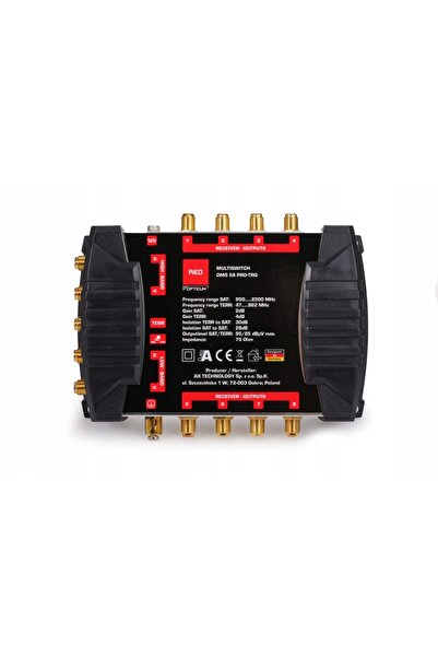 NO BRAND Comutator Multiplu cu 5/8 Ieșiri OPTICUM, Splitter Satelit + Terestr...
