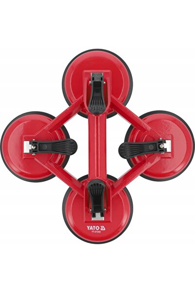 yato Ventuză pentru geam 4 x Ø120mm 180kg Suport pentru tablă metalică Y37242
