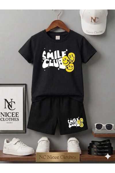 Leto Lykia Summer Children's T-Shirt Shorts Unisex (Si̇mi̇le Club Printed)