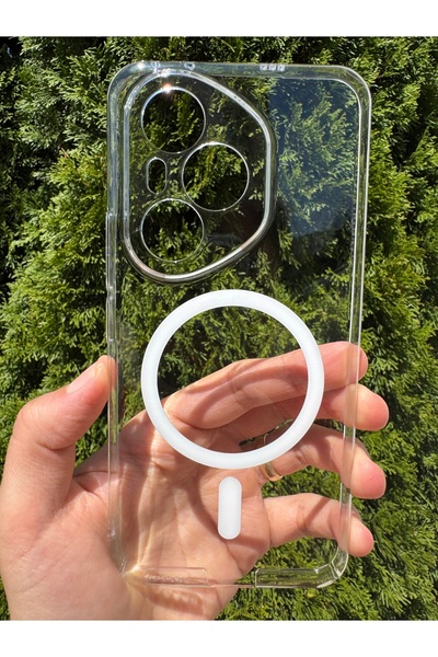 Deppo Trend Honor 400 Pro Uyumlu Kılıf İnce Sert Sararmaz Magsafe Kamera Koru...