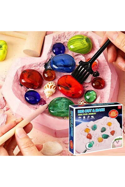 PlayFun Σετ Απολιθωμένων Λίθων 8005 - Παιχνίδι για Παιδιά, Ιδανικό Δώρο, Εγγυ...