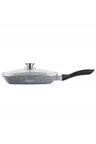 Ofenbach Tigaie grill 28 cm cu strat de marmură și capac, pentru inducție și gaz