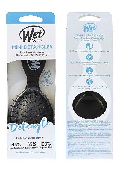 Wet Brush Mini Detangler Hairbrush – Black