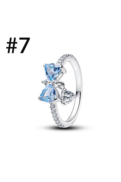 Choice32 AMR064-7 Hot Selling 925 Tulip Bow Four-leaf Clover Heart-shaped Adj...