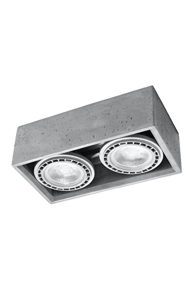 SOLLUX QUATRO 2 lampă de tavan din beton