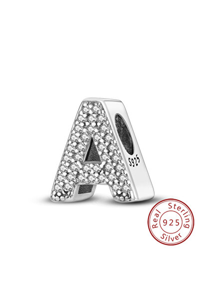 Choice KTC165-A Charms Fit Original Bracelet A-Z Alphabet Charms Beads 925 St...