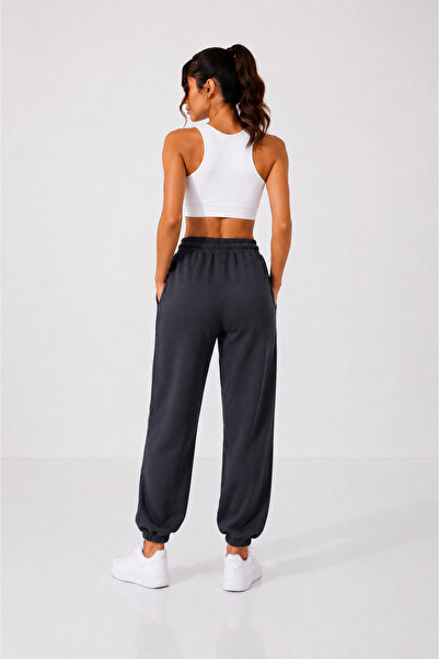OWNME Smoked High-Waisted Jogger Sweatpants